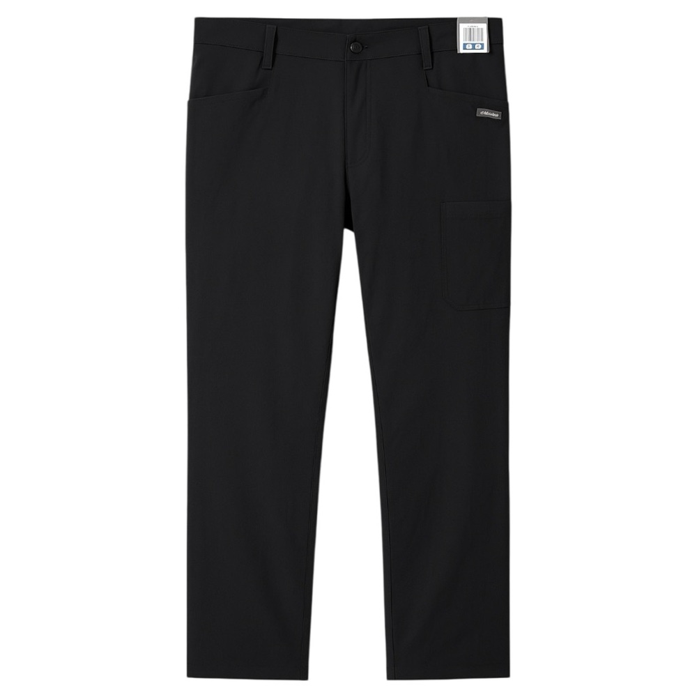 Eddie Bauer Black Travel Pants Men’s 36x32 Nylon Stretch Lightweight New